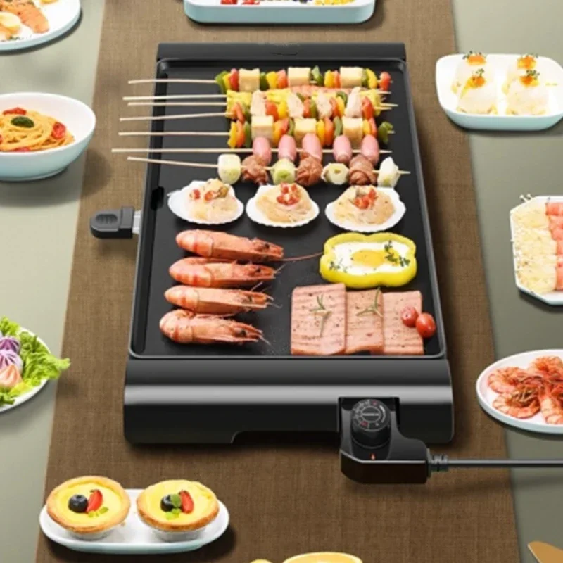 Korean Bbq Grill - Электрический гриль, бездымная электрическая сковорода-гриль, антипригарный