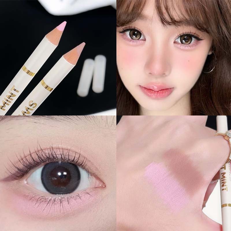 Lip Tint Korean - Лежащие тени шелкопряда, осветляющая ручка для