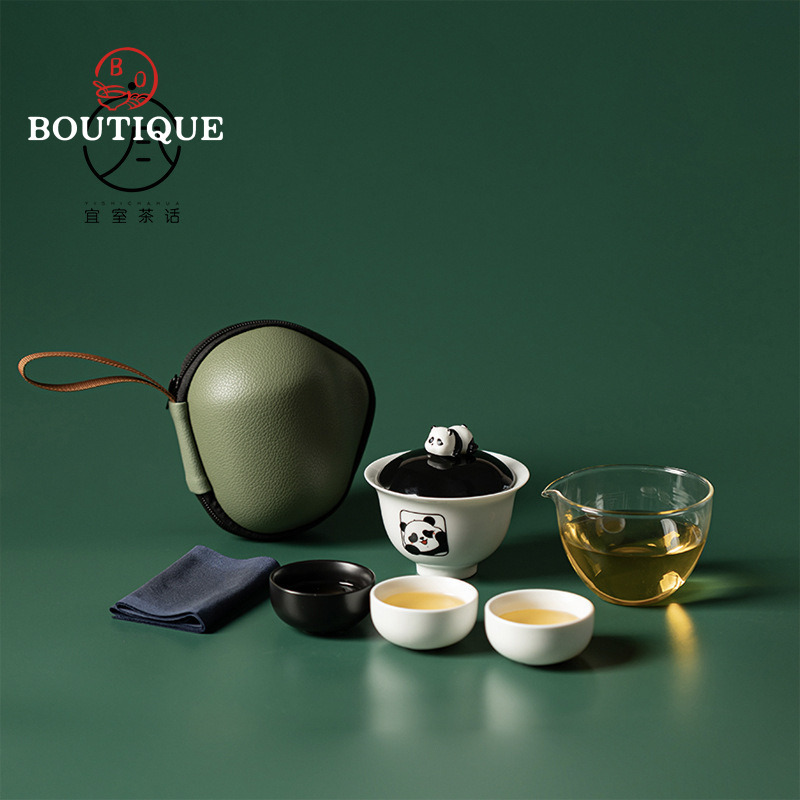 Дорожный набор Yishi Talk Pand – обзор и цена Korean Tea Set